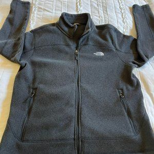 The North Face Gordon Lyons Full Zip Men's Jacket Fleece XL Gray